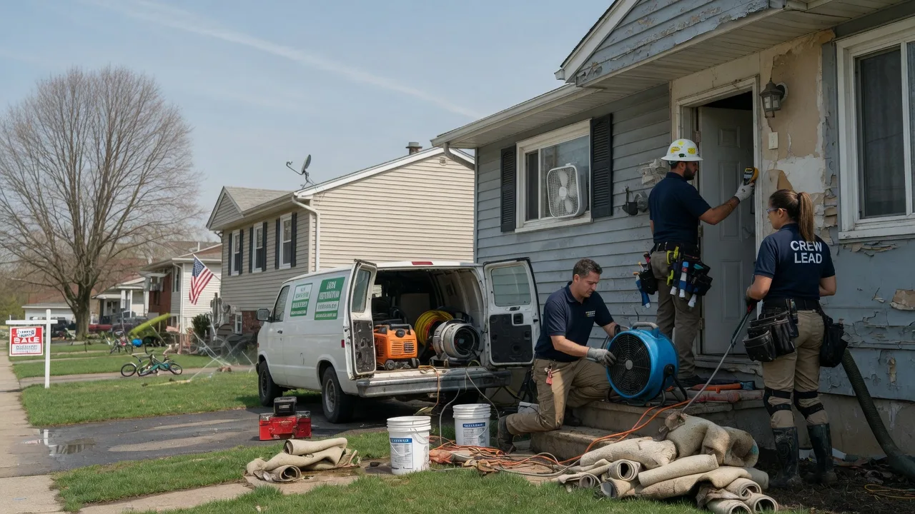 Flood Cleanup in Green Camp, OH near me