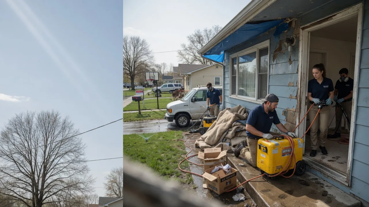 Basement Flood Cleanup in Green Camp, OH near me